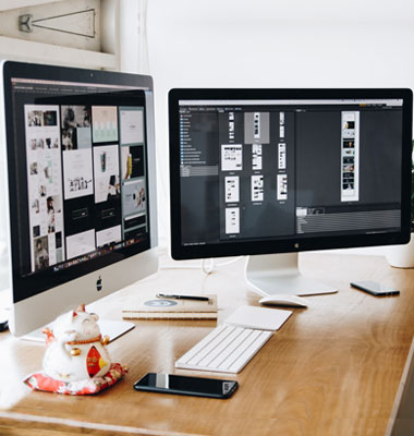 Website designing tool opened in mac